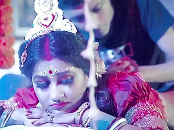 Muddy Hindi Audio: First time university step sister gets a imprecise anal creampie in POV