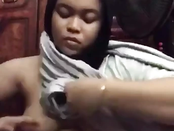 See Bf Melayu's naughty ride in Awek Melayu's flick call with her bf