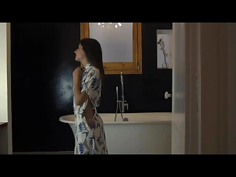 Black-haired Ena Jummy peels off and heads nasty in the kitchen - Powerful four-20 minute Ena Delicious Kitchen Fuckfest