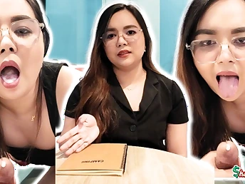 Sharinami teaches tenant how helter-skelter earn landlord's lease by delightful her with her mouth and dish out - JOI POV