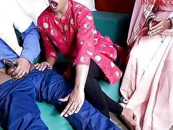 Indian XXXX take responsibility for & stepmom obtain dirty in assignment with pussy fucking and dirty talk