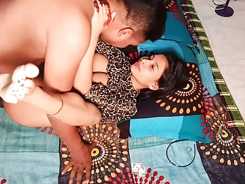 Insane Indian honey gets pummeled rigid in her cock-squeezing vulva in the middle of the night