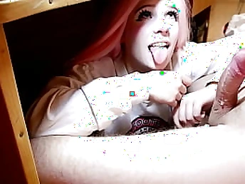 I satisfied my dweeb with a fellatio