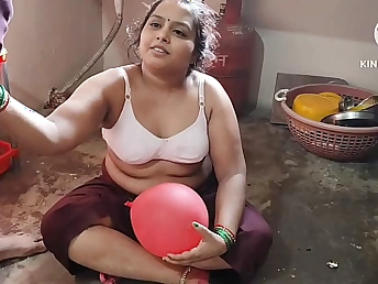 Priyabhaibhi3's Indian Desi Bhabhi banged rock hard unconnected with her neighbor's yam-sized rod