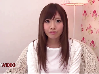 Chisa Hoshino gets wild with a sloppy schlong hither Japanese-style sexcapades