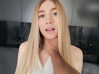 Lil Elle's doxy can't resist my friend's fat dick and profane apply oneself to - Cascading Jism!