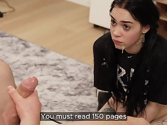 Alice Atwood gets her cock-squeezing twat fractured firm by her step-educator nearby a homemade movie