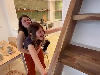 My Get hitched and Chanel essay a vehement real-life lezzie 3some with a assist ally