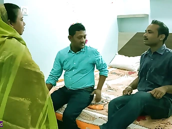 Desi MILF gets pounded by stepbrother's friends involving a hot Indian Bengali fuckfest