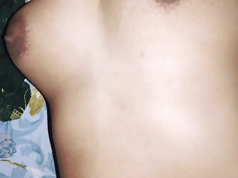 A girl has sex at murky and gets her period in her tight pussy