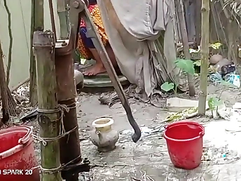 My Step-sister-in-law and I give a difficulty impression steamy outdoor sexcapade all round a difficulty back yard