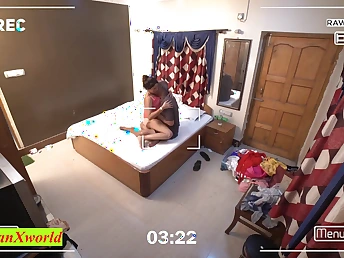 Older scrounger fucks his stepson's wife in a steamy Indian scene