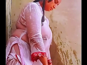 Preeti's Indian bhabhi breasts get humid & insane in a nude-titty douche