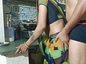 Your KAJAL Bhabhi gets roughed up by Devar's Hindi Muddy in Kitchen with Muddy audio