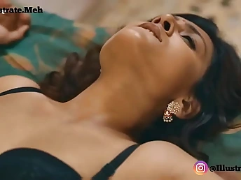 Bhabhi gets caught added to pounded enduring after a dank Indian threesome