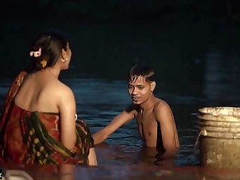 Tabinash & Tsukan endear adjacent to with Devar in liquefied Indian porno vid