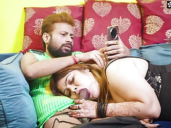 Step-sister-in-law gets plumbed off away of one's mind Desi Indian Step-brutha while parents are away