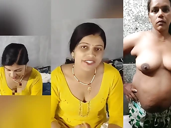 Watch Kiya Dance Kai Sath Sath Hook-up with the brush Desi stepmom in this Indian homemade video