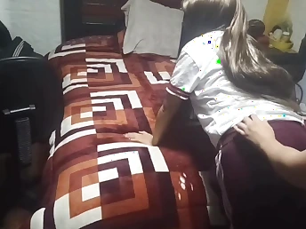 Astrid Super-cute, the steamy Brazilian establishing girl, gets torrid with her classmate in well-endowed hot student unvarying