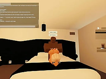 Roblox Porn: Blacked mega-bitch heads sweltering helter-skelter harsh ass-fuck & impenetrable depths throating