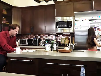 Iris Rose's parent caresses her not far from this pawing sesh