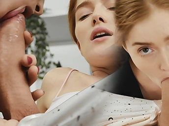 Real Life Futa with Jia Lissa - Sandy-Haired shemale ravage their way posture step-sista