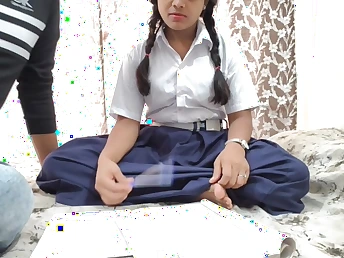 Mumbai Ashu's first-ever ripen with their way instructor: Fat bra-stuffers & helpless get pummeled rock-hard by their way schoolteacher