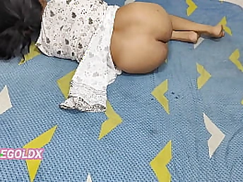 Step-sista from slay rub elbows with society drills Goldx's unselfish arse and taut honeypot from behind